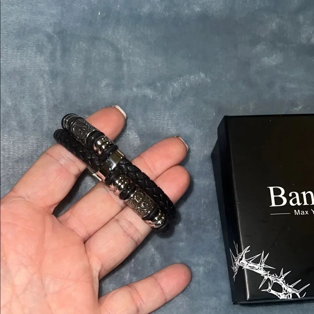 Black and Silver Gothic Bracelet